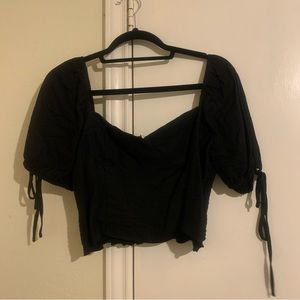Forever 21 Black Crop top